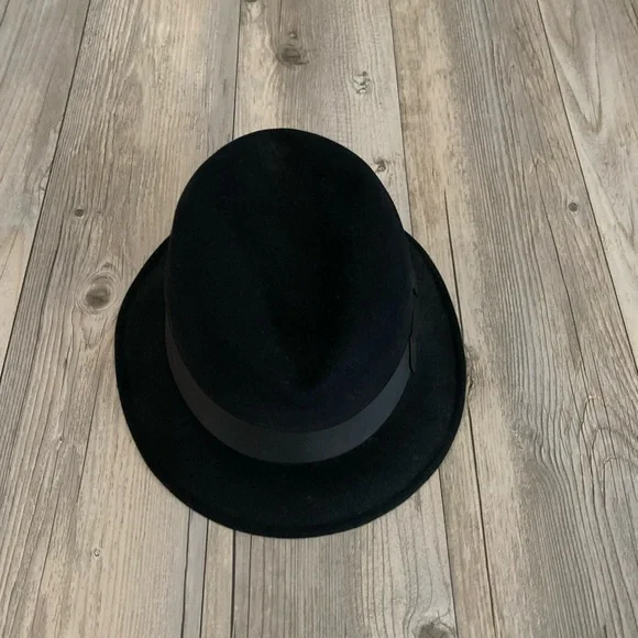 Dobbs Fifth Avenue New York Hat Black Felt Twenty Fedora (READ)👇 7 1/4